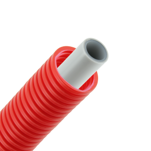 Bonfix Alu-pers meerlagenbuis met mantel | rood | 20 x 2.0 | Rol 50 meter