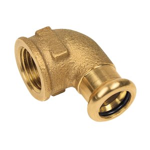 Bonfix Roodkoper Binnendraad x Press kniekoppeling (water) | 3/8 x 12