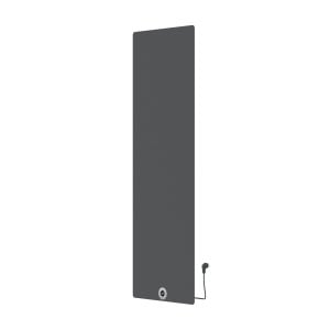 180x60 cm - Elektrische Panel Verticaal Vlak - Mat Antraciet / Beton-Grijs - 1200 Watt