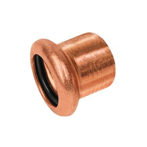Bonfix Roodkoper Press eindkoppeling (water) | 22