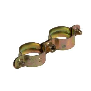 Dubbele iso beugel in gebichromateerd staal 422di 26x28 per 25st
