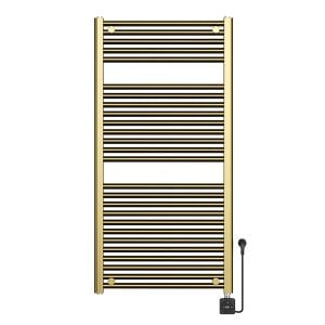Elara elektrische radiator Smart WiFi 118,5 x 60 cm geborsteld messing PVD