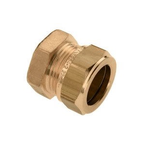 Bonfix Messing Knel eindkoppeling | 22