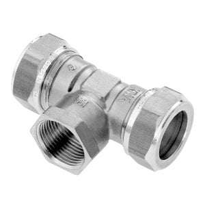 Bonfix Vertind Knel x Binnendraad x Knel T-koppeling | 15 x 1/2 x 15