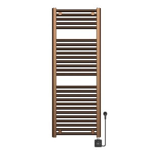Elara elektrische radiator Smart WiFi 118,5 x 45 cm geborsteld brons koper PVD
