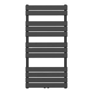 120x60 cm - 675 Watt - Ecorad Florence - Mat Zwart - Handdoekradiator | Designradiator