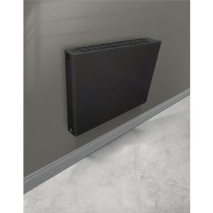 Vlakke Radiatorombouw - Mat Zwart + Radiator ECO 4 T22 600x1200