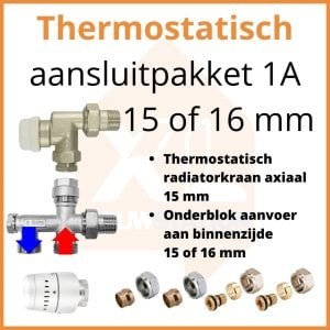 Eco 4 Thermostatisch M30 aansluitpakket 1A
